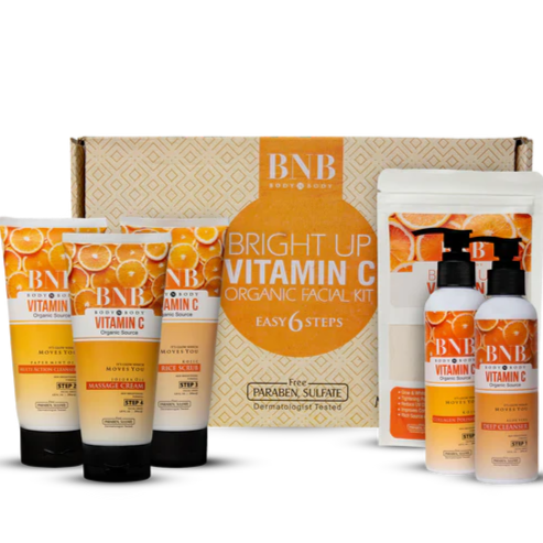 BNB Bright Up Vitamin C Facial Kit - 6-Step
