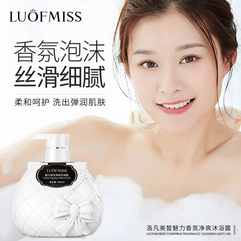 LUOFMISS Charm Fragrance Shower Gel Body Wash 600ml
