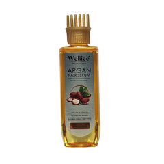 WELLICE Anti hair loss & Anti dandruff Argan Hair Serum With Comb Head 200ml