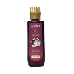 WELLICE Anti hair loss & Anti dandruff Onion & Collagen Hair Serum With Comb Head 200ml