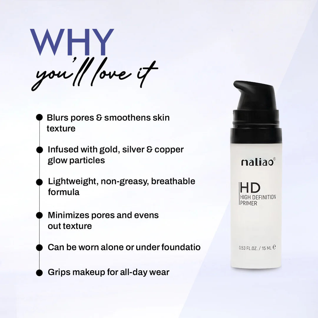 Maliao HD High Definition Primer - 15ml