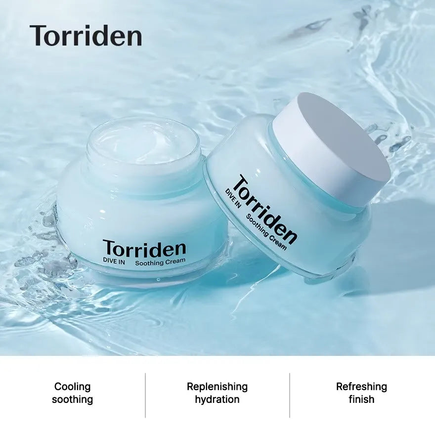 Torriden - DIVE-IN Low Molecular Hyaluronic Acid Soothing Cream - 100ml