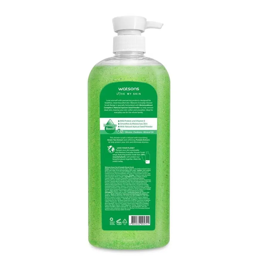 Watsons Shower Scrub Green Tea & Pomelo 700ml