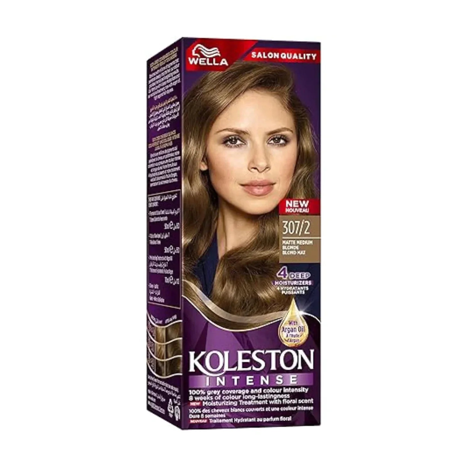 Wella Koleston Color Cream Matte Medium Blonde 307/2 - 1 Piece