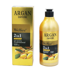 Wellice Argan Caffeine Nutrition 2 in 1 Shampoo 520ml