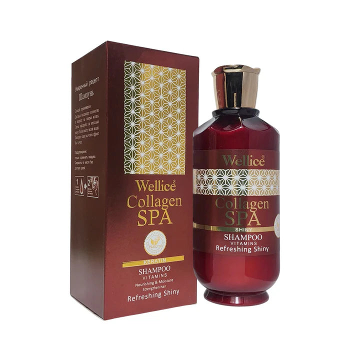 Wellice Premium Edition Collagen Spa Vitamins Shampoo 520g