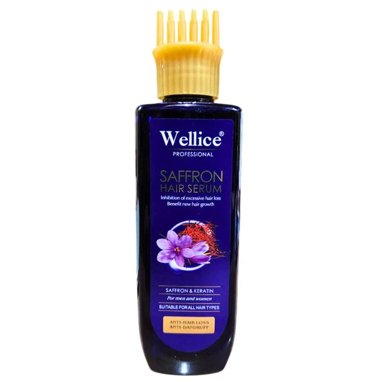 Wellice Saffron and Keratin Hair Serum - 200ml