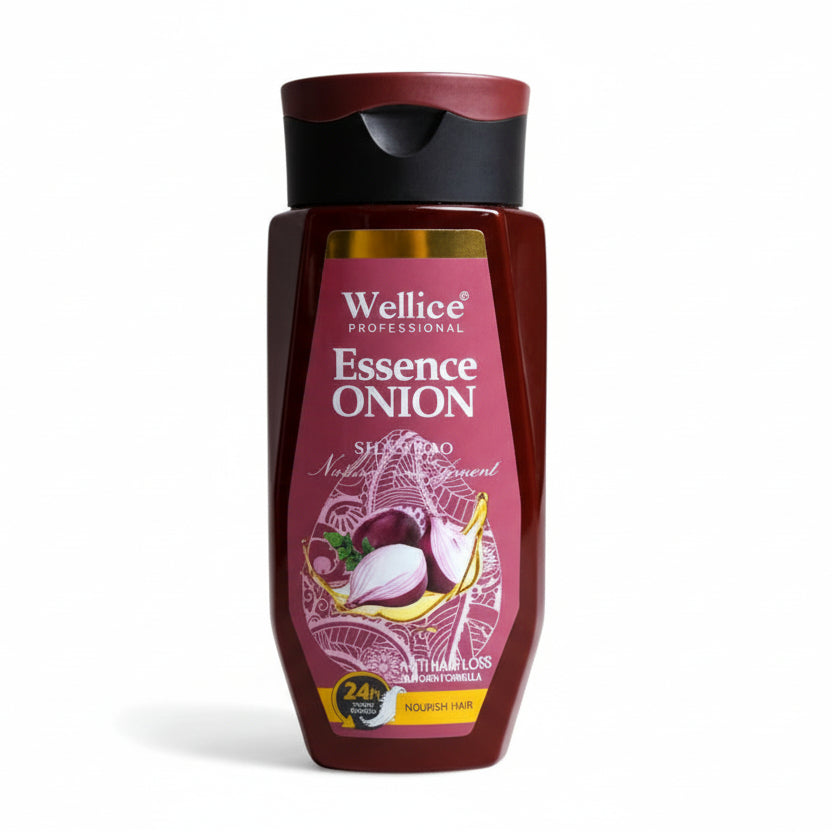 Wellice Onion Essence Shampoo Anti Hair Loss Formula - 400ml