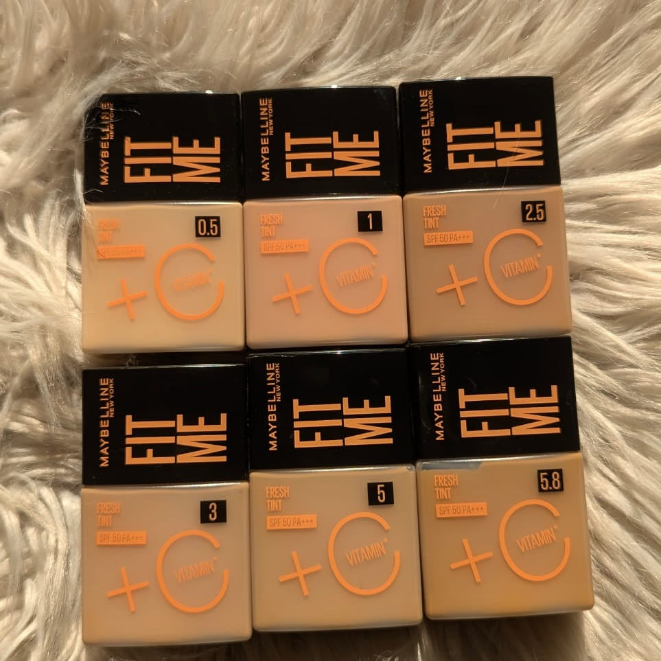 Maybelline - Fit Me Fresh Tint Spf 50 + Vitamin C Foundation