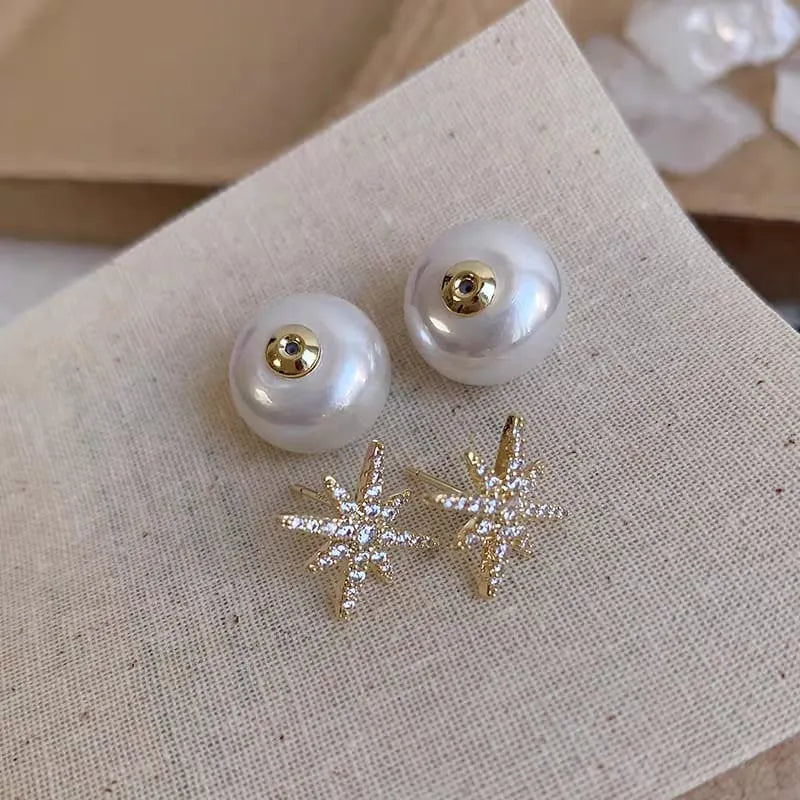 Korean Style Front & Back Earrings