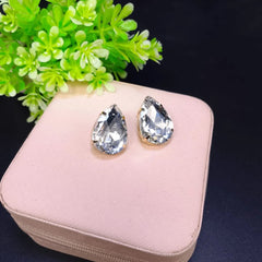Drop stone stud Earrings