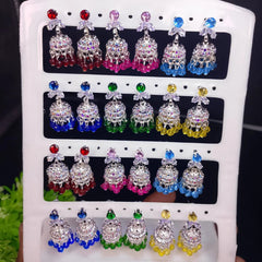Elegant Traditional Jhumka Earrings Set