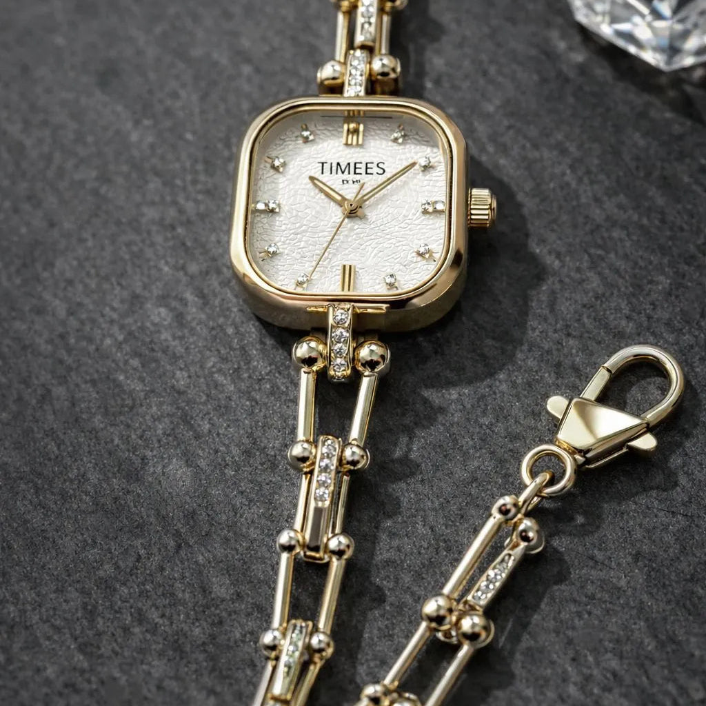 TIMEES Ladies Stainless Steel Watch