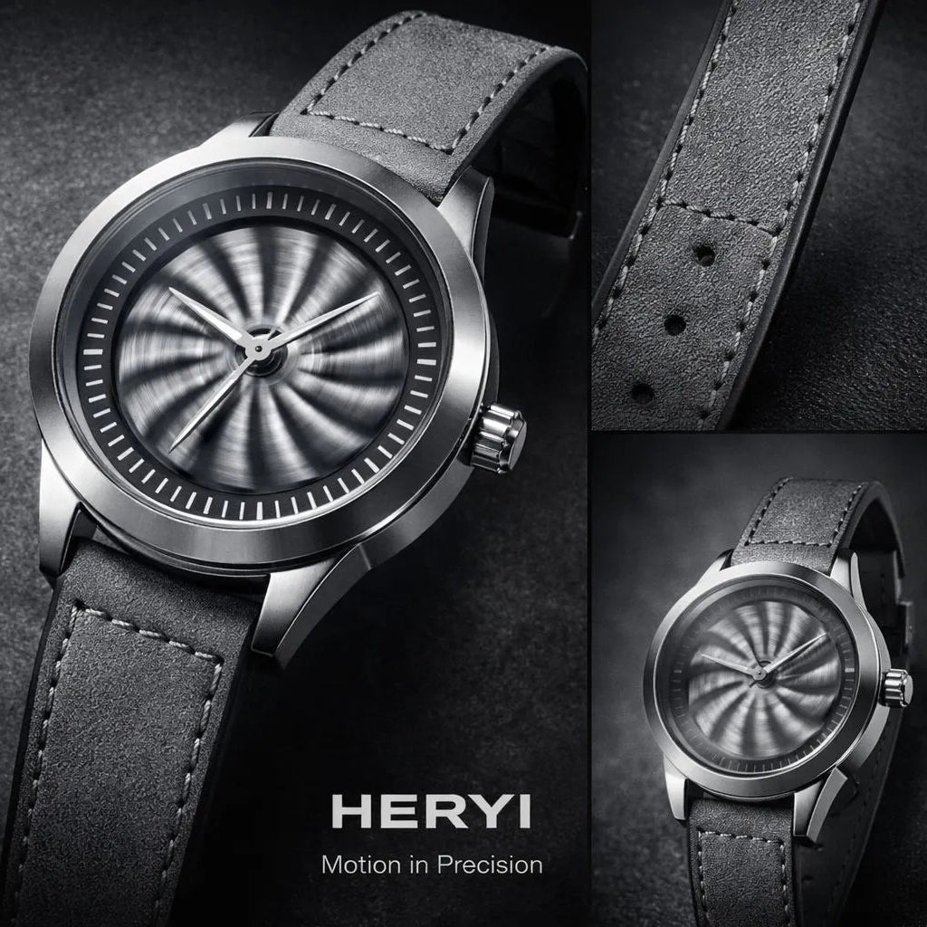 HERYI Spinner Model Watch with Date – Waterproof Masterlock