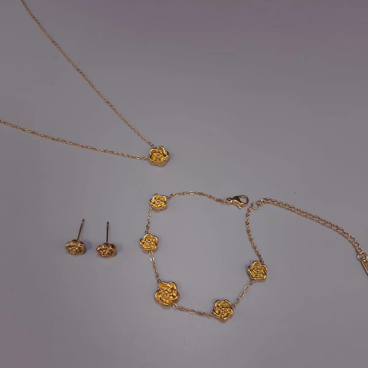 Stainless Steel New Arrival Rose Combo Set