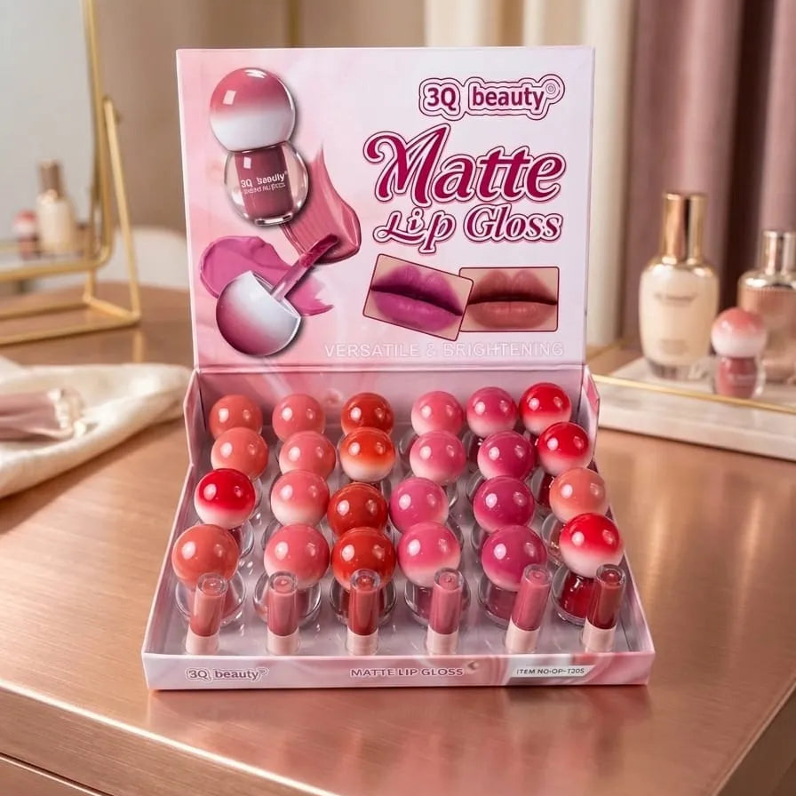 3Q Beauty Versatile & Brightening Lip Gloss – Pack of 12