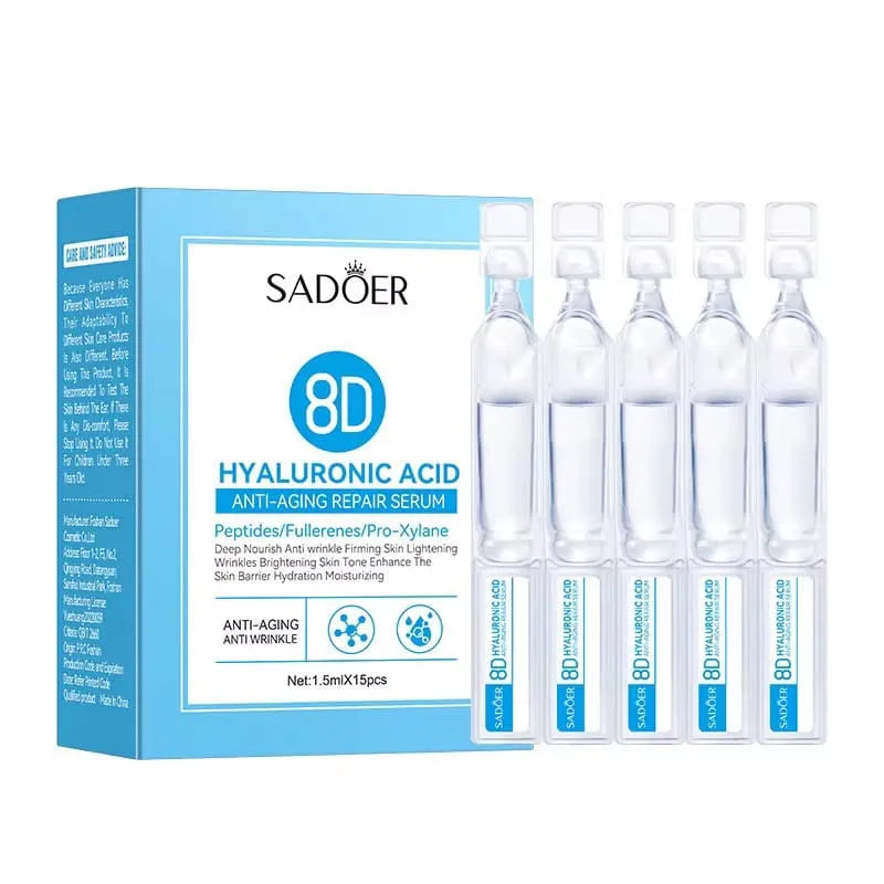 SADOER Disposable Ampoules Skincare Repair Smooth Anti-Wrinkle Serum - 1.5ml Each