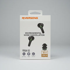 Riversong Yoga G2 True Wireless Earbuds with Bluetooth 5.3 Charging Case