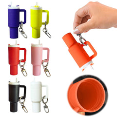 Mini Stanley Style Tumbler Keychain with Hidden Storage Compartment - Each