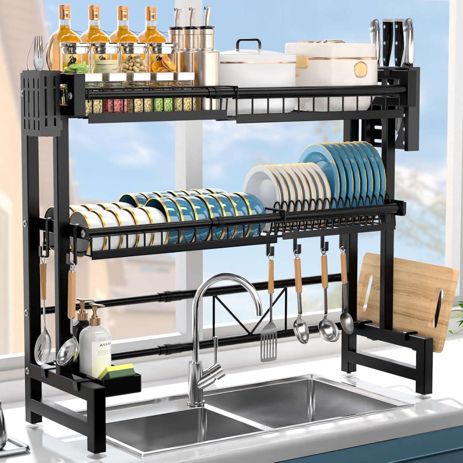 Double Layer Sink Rack