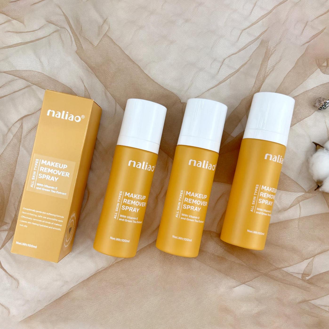 Maliao Makeup Remover Spray - Refresh & Nourish with Vitamin E and Green Tea Extract