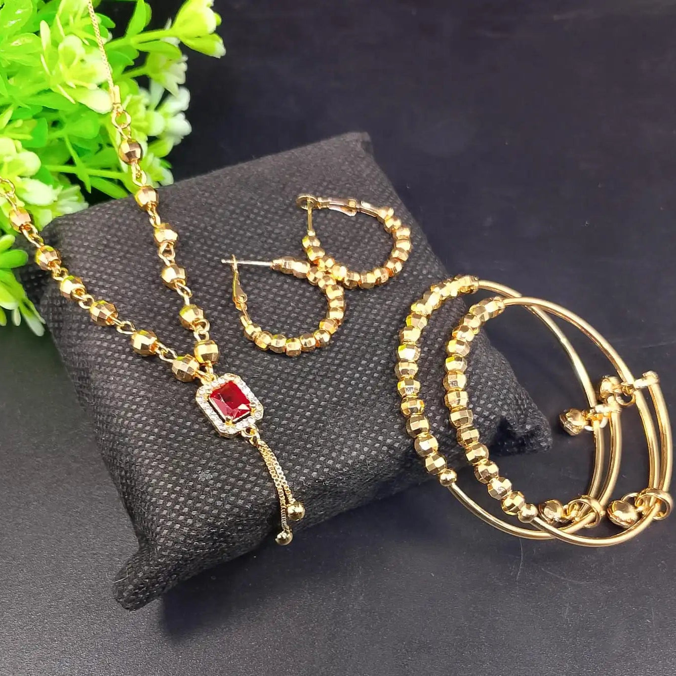 Gold-plated combo set