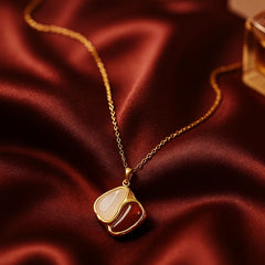 Stainless steel  Double stone chain - Each