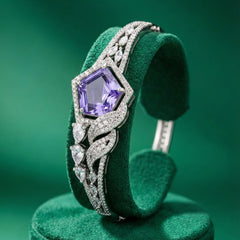 silver-tone Amethyst Pentagon Prestige bracelet - Each