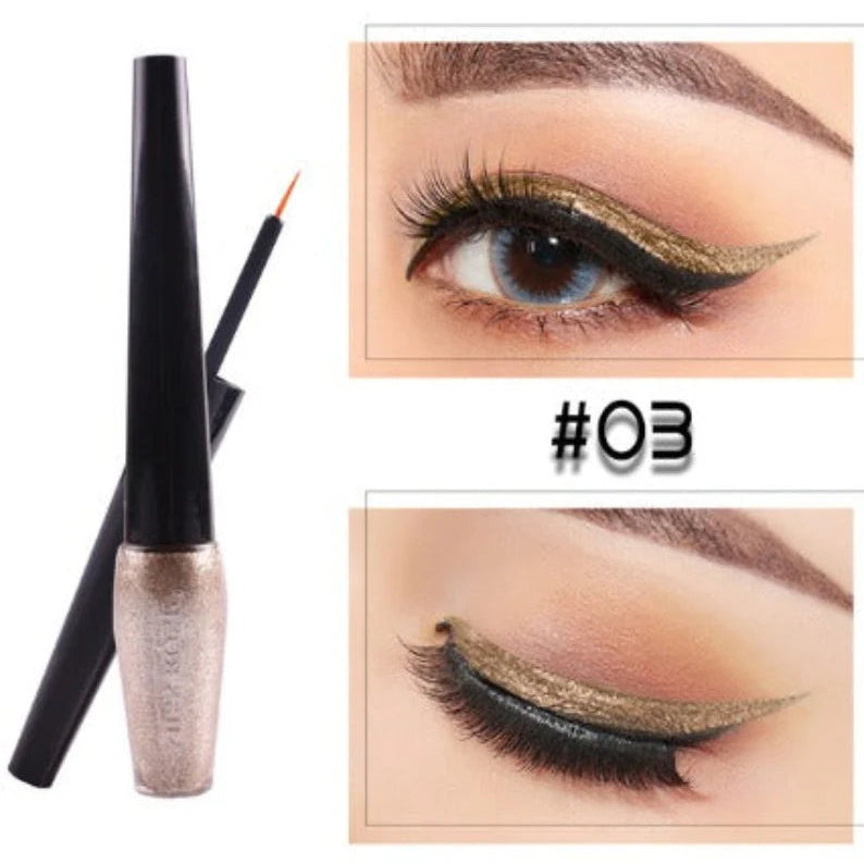 Miss Rose Glitter Liquid Eyeliner