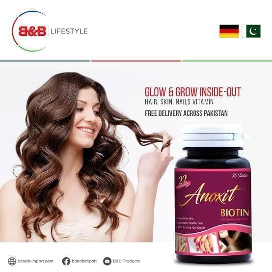Anoxit biotin capsule 💊 30pcs in Jar