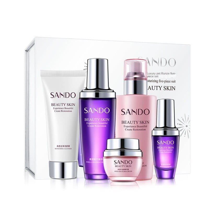 SANDO BEAUTY SKIN LUXURY FIVE PCs SKIN SET