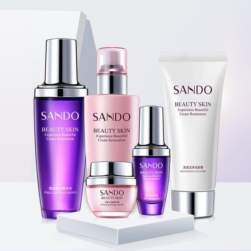 SANDO BEAUTY SKIN LUXURY FIVE PCs SKIN SET