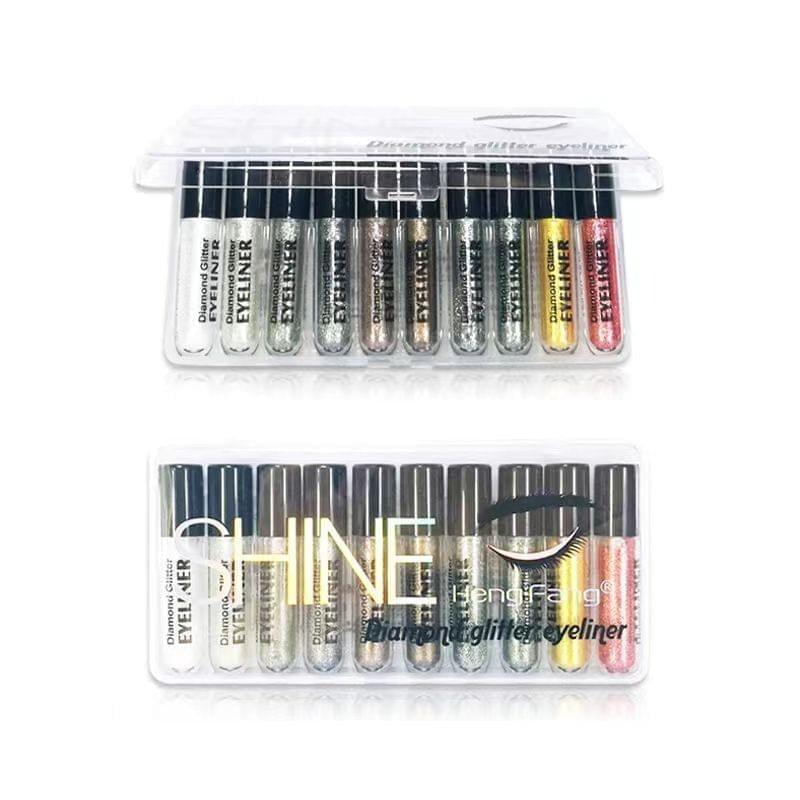 10 Pcs Heng Fang Gliter Liner