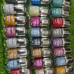 Huda Beauty Glitter Nail Paint - 24pcs