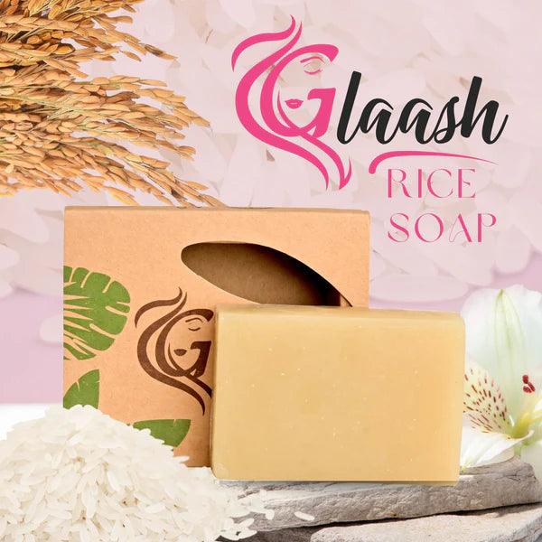 Glaash Rice Organic Soap Bar - 100gm