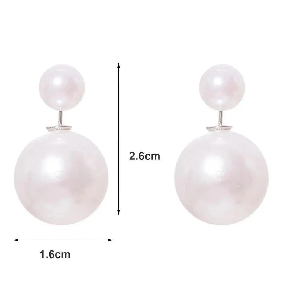 Stainless Steel Pearl stud