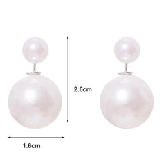 Stainless Steel Pearl stud