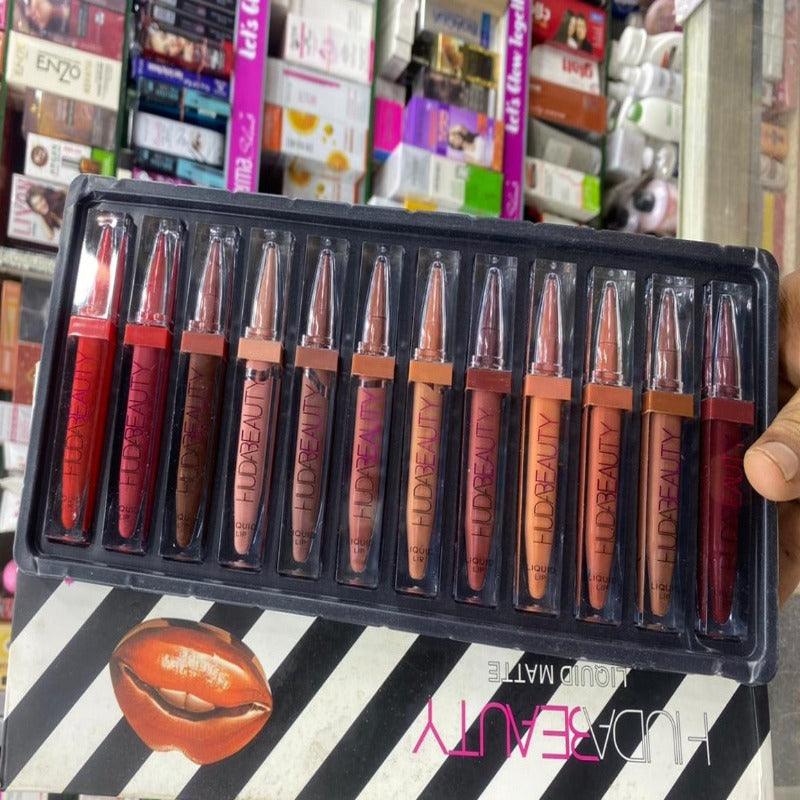 Huda Beauty Matte Liquid Lip Gloss - 12 Pack