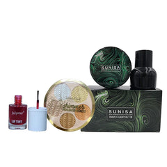 New Pack of 3 makeup Deals Foundation +lip Tint +Shimmer