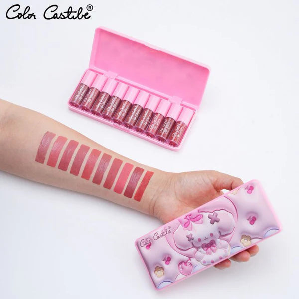 Color Castle Mini Matte LipGloss 10‑in‑1 Pack