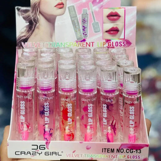 Crazy Girl Transparent Velvet Lip Gloss
