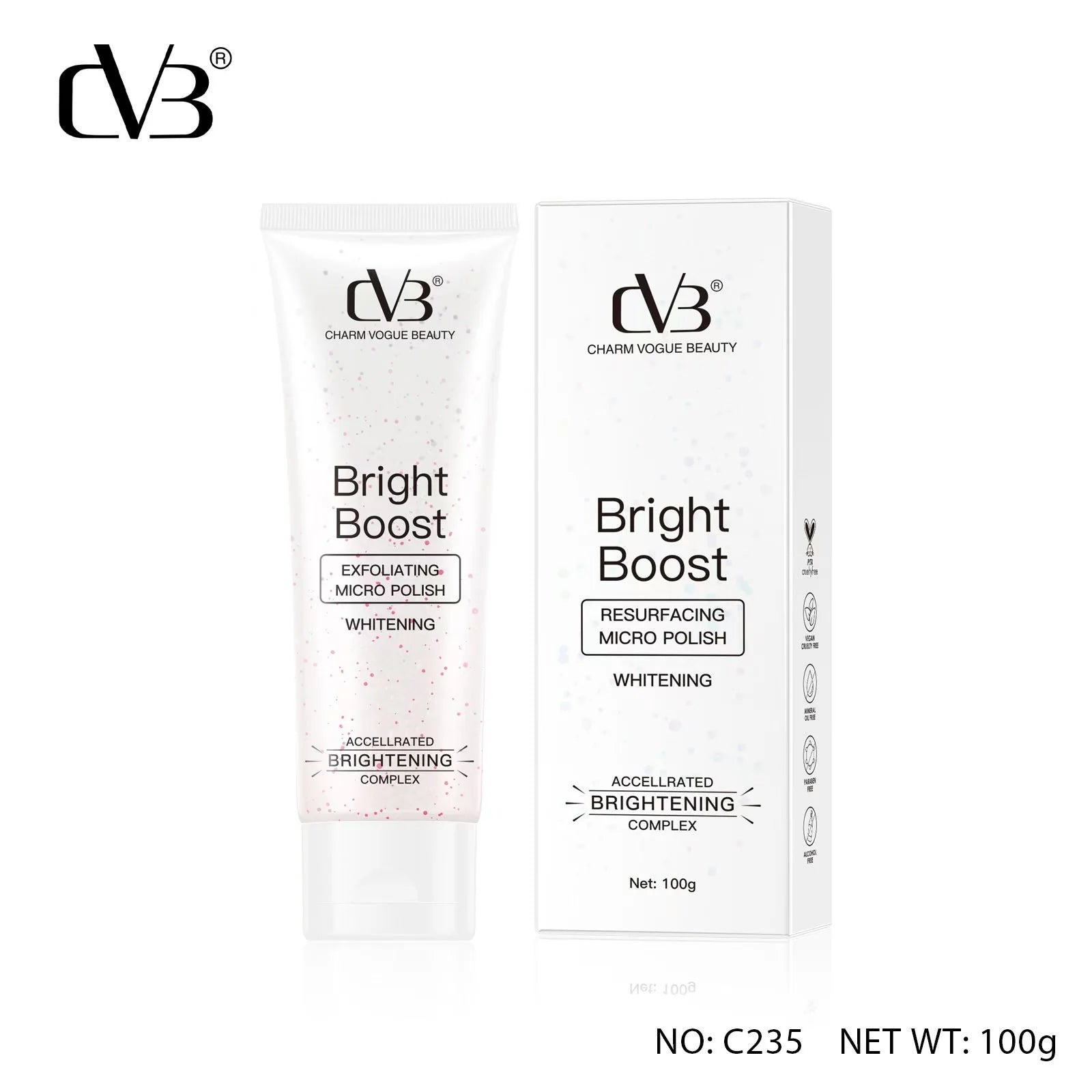 CVB Bright Boost Resurfacing Micro Polish Whitening - 100g