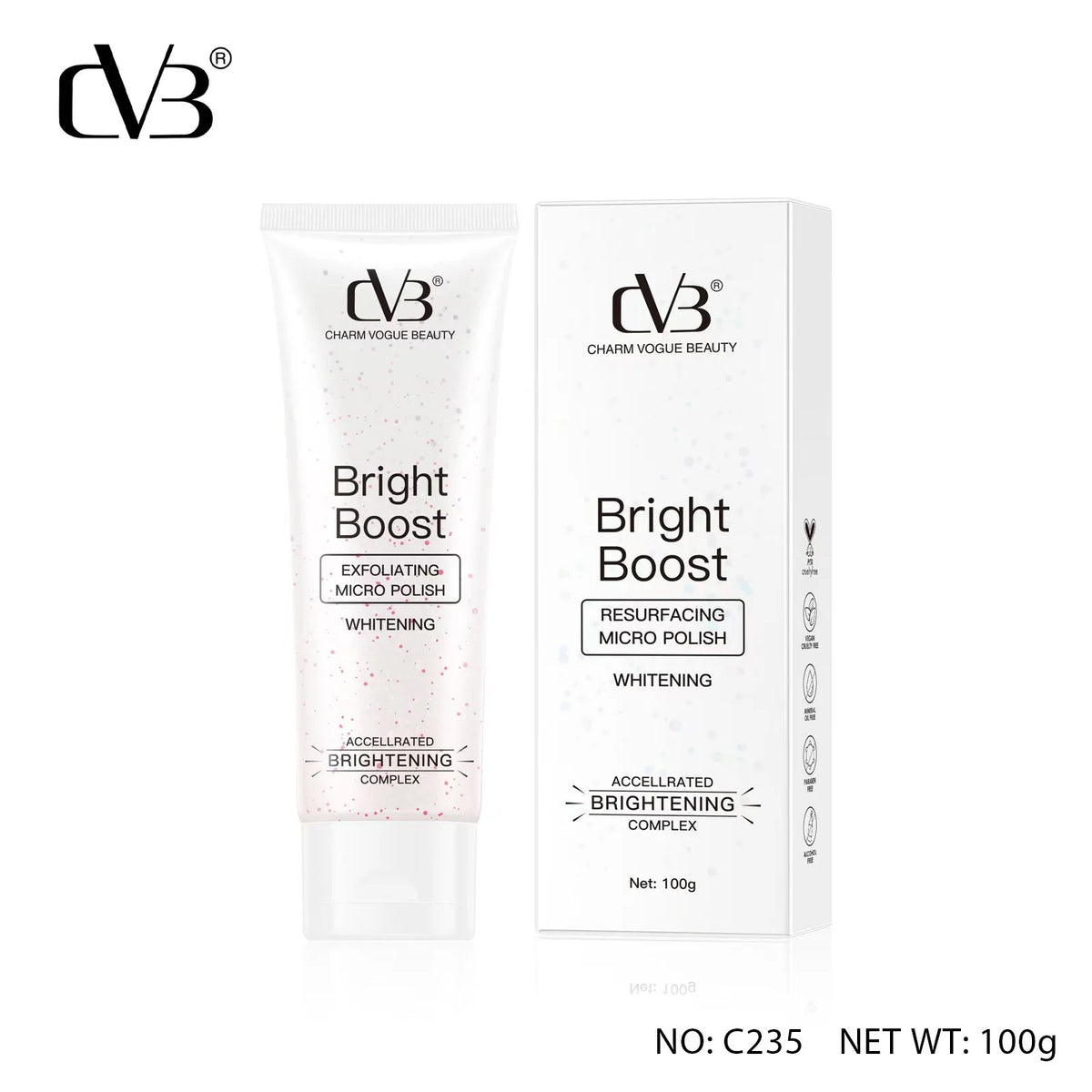 CVB Bright Boost Resurfacing Micro Polish Whitening - 100g
