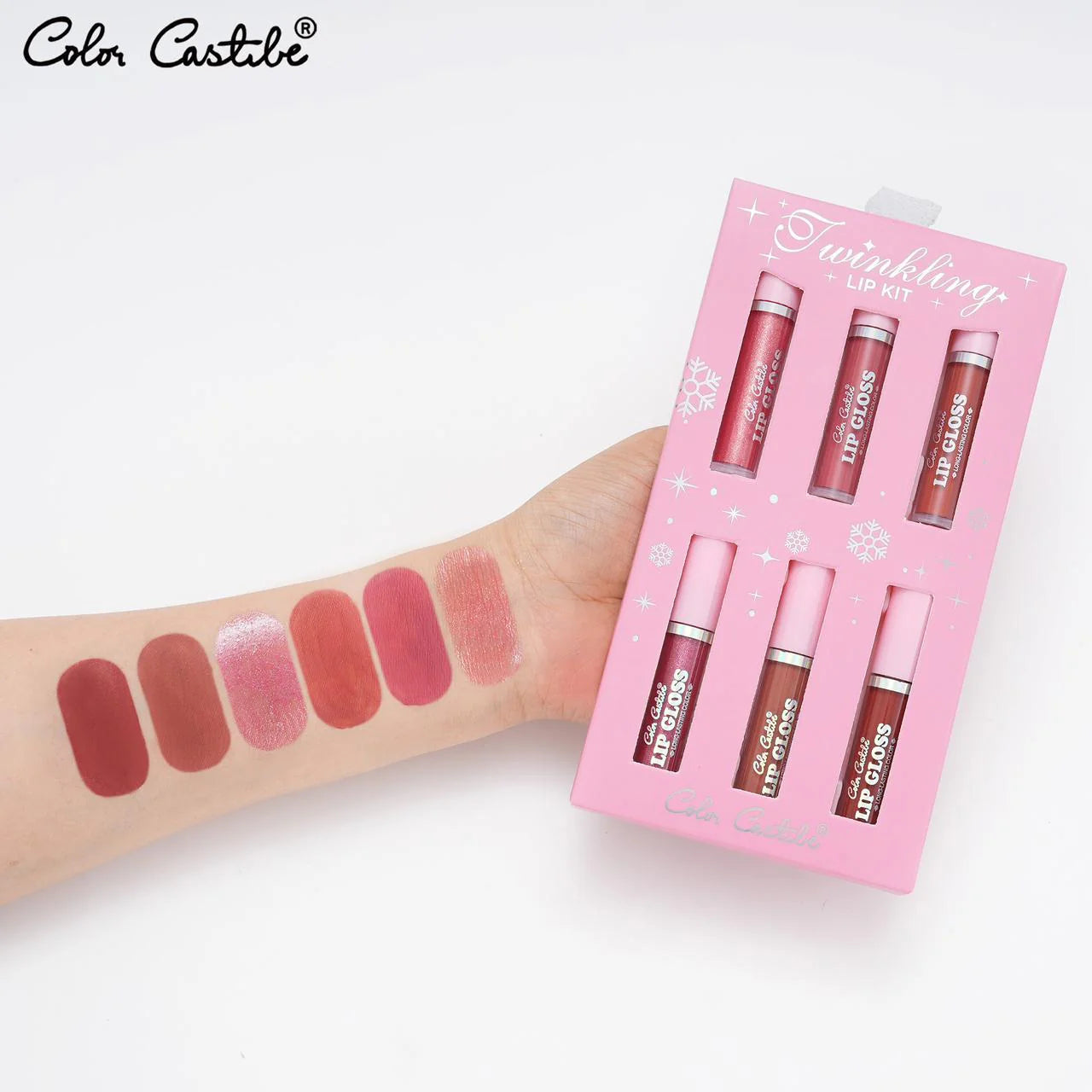Color Castle 6Pcs Shine And Matte Lipgloss Set