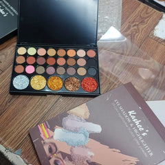 Kasheee's Eyeshadow & Highlighter Palette (29 Colors)