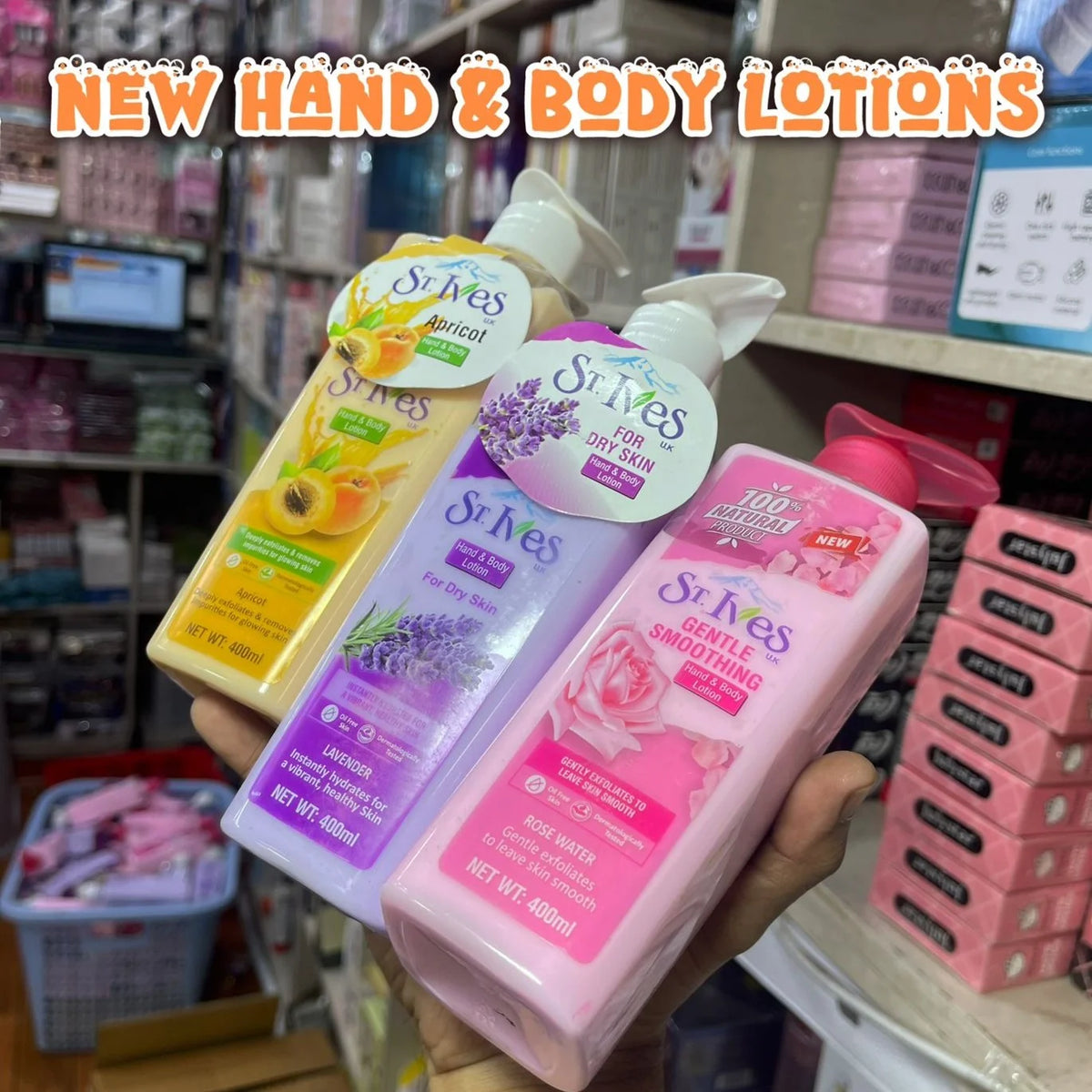 St.Ives Hand and Body Lotion 400ml