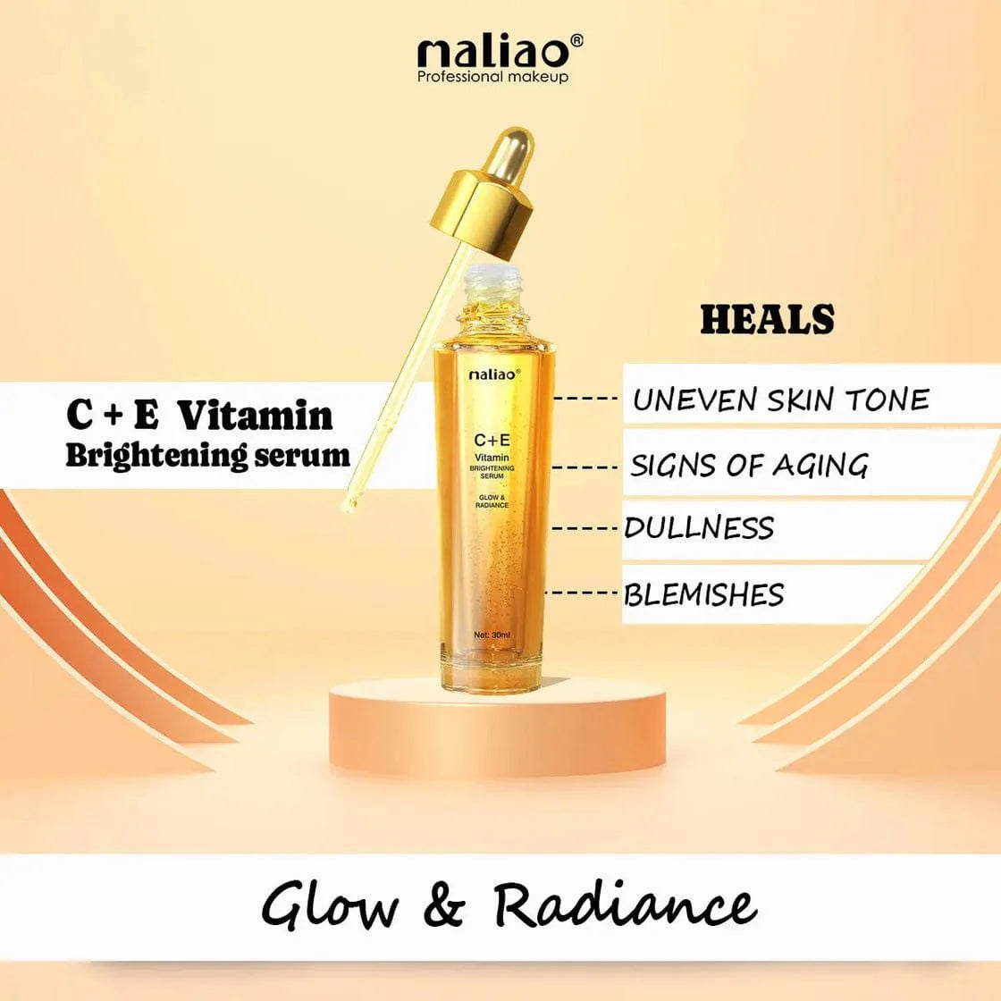 Maliao Vitamin C+E Brightening Serum