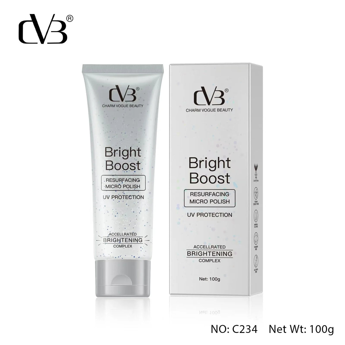 CVB Bright Boost Resurfacing Micro Polish UV Protection - 100g