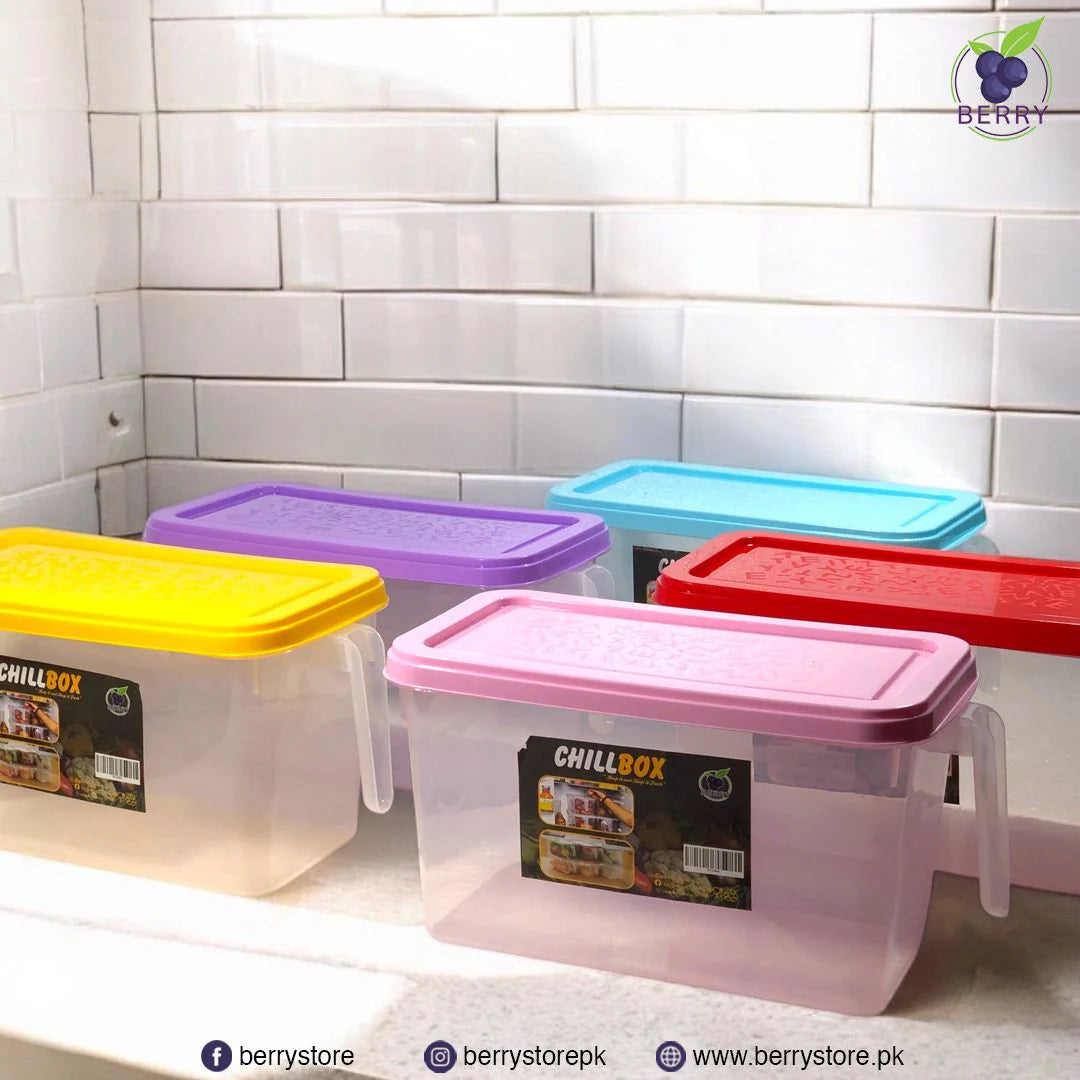 Fridge Storage Chill Box With lid And Handle