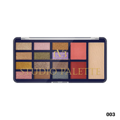 Cvb Studio Palette 12 Eye Shadow 1 Blush 1 Highlight 1 Compact Powder C219